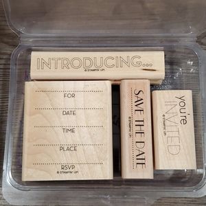 Introducing Stampin Up Rubber Stamp Set